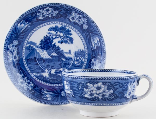 Breakfast Cup and Saucer c1907